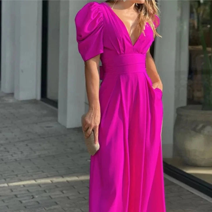 High Waist Wide Pipes Jumpsuits