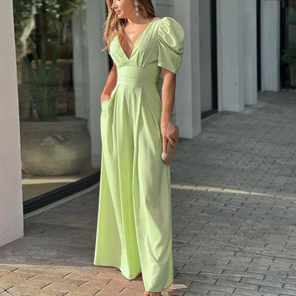 High Waist Wide Pipes Jumpsuits