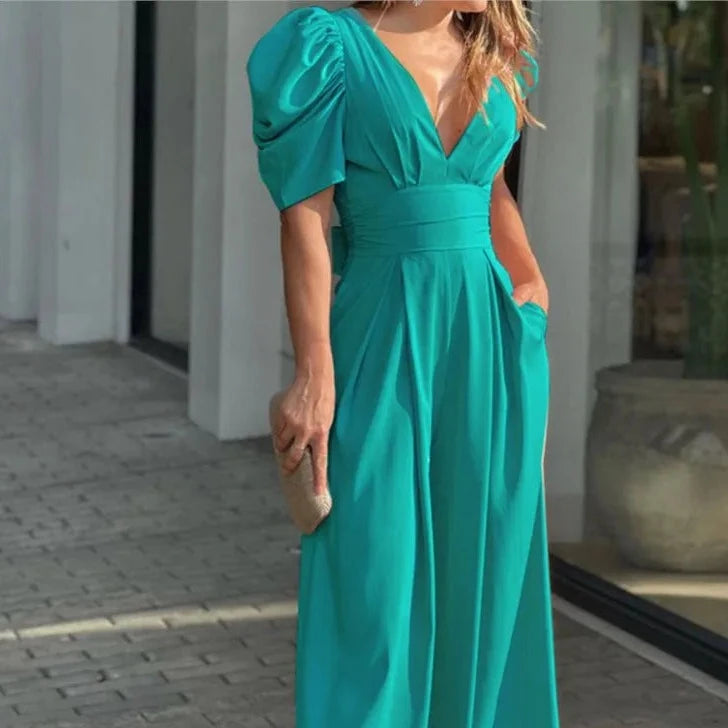 High Waist Wide Pipes Jumpsuits