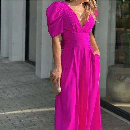 High Waist Wide Pipes Jumpsuits