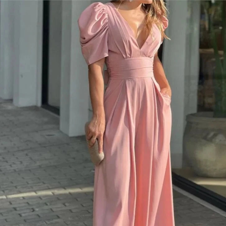 High Waist Wide Pipes Jumpsuits