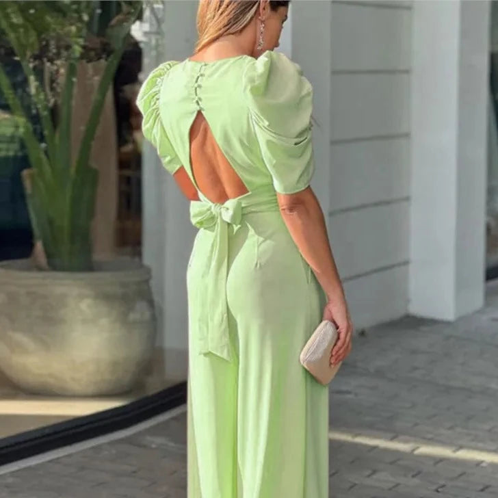 High Waist Wide Pipes Jumpsuits