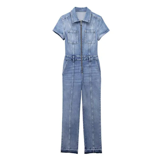 Trafza Denim Jumpsuit