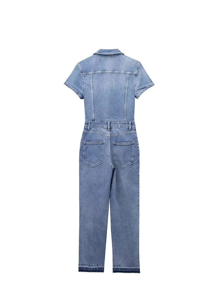 Trafza Denim Jumpsuit